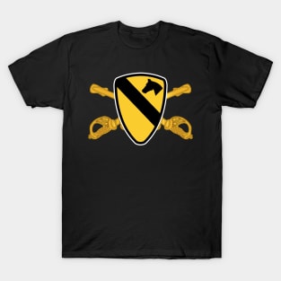 1st Cavalry Division - SSI  w Br X 300 T-Shirt